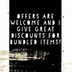 send me offers and make bundles!